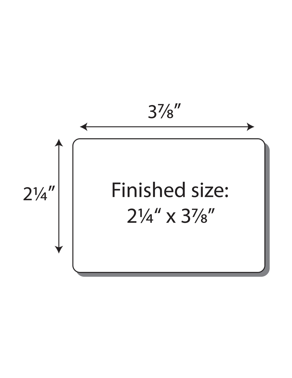Item 136 2up 2 1/4" x 3 7/8" Rotary File Card with Rounded Corners 3